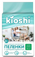 Пеленки KIOSHI впитывающие одноразовые M, 60*60, 30 шт