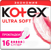  Kotex Ultra Soft , 16 . 