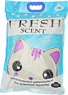 Наполнитель для туалета кошек бентонитовый комкующийся Fresh Scent, без запаха, 10 л.