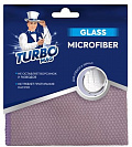 Салфетка для стекол и зеркал Turbomag Glass микрофибра 260г/м2 30*30см, 1шт