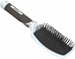 Расческа-щетка для волос Rivaldy Cushion brush 8,5 см White Grey