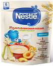Каша Nestle Мультизлаковая Груша Персик молочная дойпак, с 6 мес., 200 гр.