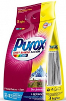 Стиральный порошок универсальный для цветного белья Purox Color (пакет) 3 кг