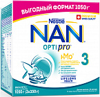 Смесь сухая молочная NAN 3 для иммунитета и развития мозга, 1050 гр.