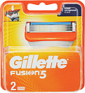 Сменные кассеты для бритья Gillette Fusion, 2 шт.