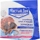 Зерновая приманка Чистый дом от крыс и мышей Форэт, пакет 100 гр.