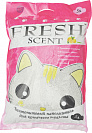 Наполнитель для туалета кошек бентонитовый комкующийся Fresh Scent, Лимон, 5 л.
