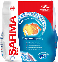 Стиральный порошок Сарма-Актив Горная свежесть для всех типов стирок, 4.5 кг.