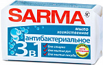 Мыло хозяйственное Сарма с антибактериальным эффектом, 140 гр.